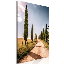 Artgeist Tableau - Italian cypresses (1 Part) Vertical [20x30]