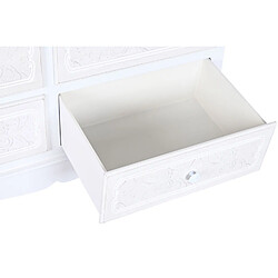 Acheter Pegane Commode , meuble de rangement en bois MDF coloris blanc - Longueur 100 x Profondeur 40 x hauteur 87 cm