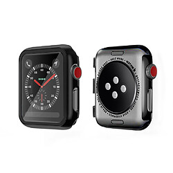 Coque en TPU cadre de placage noir pour votre Apple Watch Series 4/5 40mm