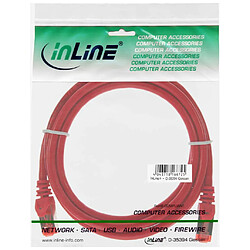 Câble patch, S-STP/PIMF, Cat.6, rouge, 25m, InLine®