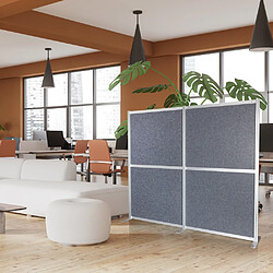 Avis Cloison acoustique / cloison amovible FLEXMIUT MODUL 160x176 plastique gris hjh OFFICE