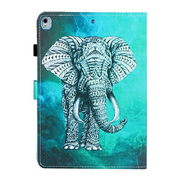 Avis Etui en PU impression élégante l'éléphant pour votre Apple iPad 10.2 (2019)