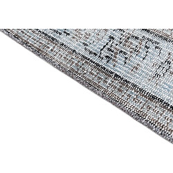 Vidal Tapis de laine 257x163 Bleu Ultra Vintage pas cher