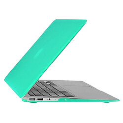 Wewoo Housse Étui vert pour Macbook Air 11,6 pouces Chapeau-Prince 3 en 1 givré Hard Shell de protection en plastique avec Keyboard Guard & Port prise de poussière