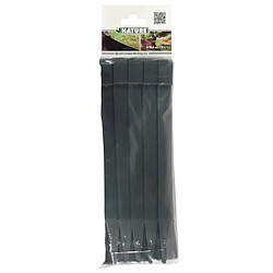 Acheter NATURE Lot de 10 Ancres pour bordure de jardin polyéthylène recyclé Noir - H 26,7 x 1,9 x 1,8 cm