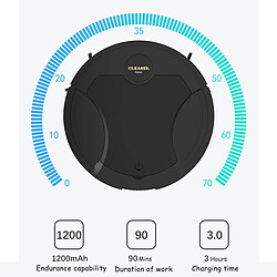 Universal Robot de plancher intelligent Aspirateur Puissant Balayeur de plancher à aspiration USB Rechargeable Sec & Humide Scanner Stérilisateur Nettoyeur ménager |
