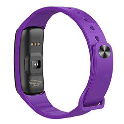 Avis Wewoo Bracelet connecté Smartwatch Fitness Tracker Smartband écran IPS 0,96 pouce, IP67 étanche, mode Sports de soutien / pression artérielle / moniteur de sommeil / de fréquence cardiaque / de fatigue / rappel sédentaire Violet