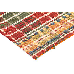 Vidal Tapis de laine 203x155 orange Jajim pas cher