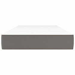 Avis Maison Chic Matelas de lit à ressorts ensachés, Matelas doux gris 120x190x20 cm -GKD42257