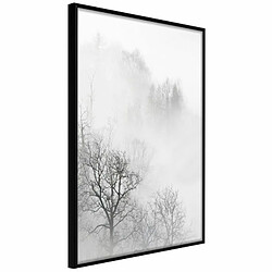 Paris Prix Affiche Murale Encadrée Zero Visibility 30 x 45 cm Noir