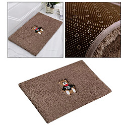 Acheter Tapis De Salle De Bain Tapis De Douche Tapis Absorbants Antidérapants Café-40x60cm