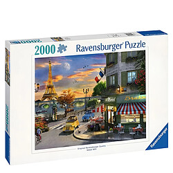 Ravensburger Puzzle Premium de 2000 Pièces Softclick Thème Coucher de Soleil à Paris Multicolore pas cher