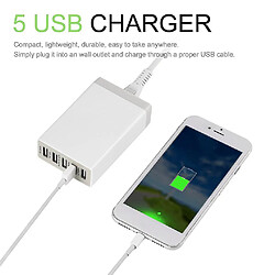 Acheter Universal 5V 8A 5 ports USB Charger Téléphone Chargeur Adaptateur Charge Smartphone