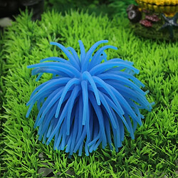 Wewoo Décoration aquarium bleu 3 PCS Articles TPR Simulation Sea Urchin Ball Corail, Taille: M, Diamètre: 10cm