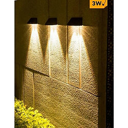 Tradex LED AVEC PANNEAU SOLAIRE 3 W IP65 3000K 6500K NOIR YH0615