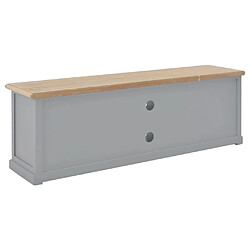 Maison Chic Meuble TV scandinave - Banc TV pour salon Gris 120 x 30 x 40 cm Bois -MN19281 pas cher