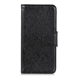 Etui en PU conception fendue de nappa noir pour votre Samsung Galaxy Xcover Pro