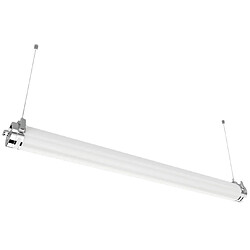 Réglette LED étanche dépolie (60cm 2400Lm 4000K) Blanc Voltman