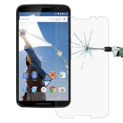 Wewoo Verre trempé pour Google Nexus 6 0.26mm 9 H + Surface Dureté 2.5D Antidéflagrant Film