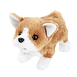 Peluche électronique Chien Robot Walk Bark Wag Tail Kids Gift Welsh Corgi