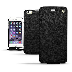 Housse cuir Apple iPhone 6S Plus - Rabat vertical - Ebène ( Noir / Black ) - NOREVE