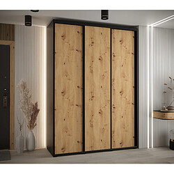 Abiks Meble Armoire DAVOS 1 À Portes Coulissantes 235,2/170/60 3 Portes