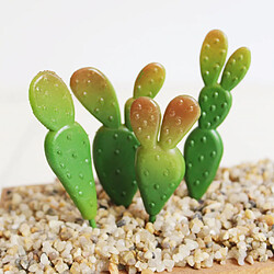 Plante succulente artificielle cactus décor maison # 4 4 pièces 9.5 x 2cm