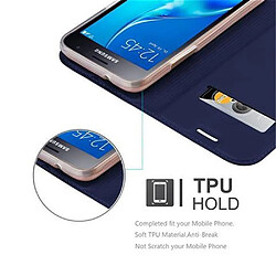 Acheter Cadorabo Coque Samsung Galaxy J1 2016 Etui en Bleu