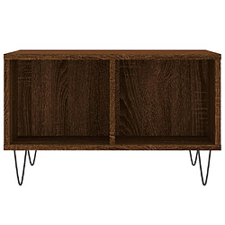 Acheter Maison Chic Table basse,Table Console Table d'appoint, Table pour salon Chêne marron 60x50x36,5 cm Bois d'ingénierie -MN24952