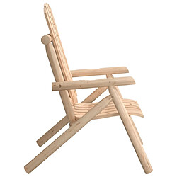 Acheter Maison Chic Chaise de jardin - Fauteuil d'extérieur 68x86x103 cm bois massif d'épicéa -MN69762