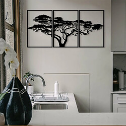 Acheter DEKORY Baobab Arbre Africain Decoration Murale Salon en métal - 102x51 cm