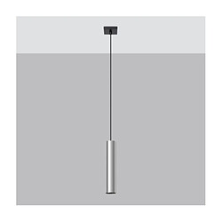 Luminaire Center Suspension Lagos Acier Chrome