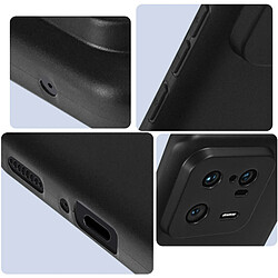 Avizar Coque pour Xiaomi 13 Pro Silicone Soft Touch Mate Anti-trace noir pas cher