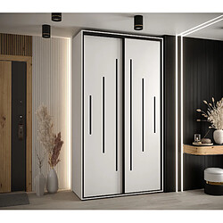 Abiks Meble Armoire Davos 12 À Portes Coulissantes 235,2/130/45 2 Portes