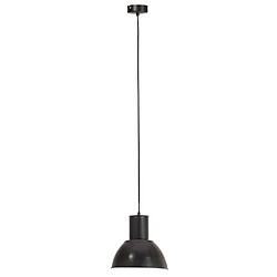 Avis vidaXL Lampe suspendue 25 W Noir Rond 28,5 cm E27