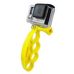 Wewoo Stabilisateur jaune pour GoPro Hero 4 / 3+ / 3/2 Poignée Doigts avec vis à tête