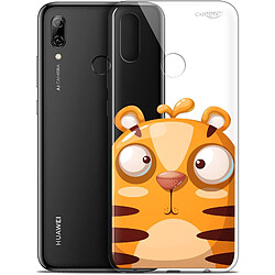 Caseink Coque arrière Pour Huawei P Smart 2019 (6.21 ) Crystal Gel HD [ Nouvelle Collection - Souple - Antichoc - Imprimé en France] Cartoon Tiger