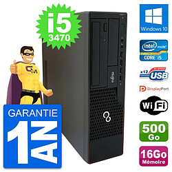 PC Fujitsu Esprimo E910 DT Intel i5-3470 RAM 16Go Disque 500Go Windows 10 Wifi - Occasion