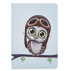 Etui en PU impression de motifs avec support hibou mignon pour votre Apple iPad 10.2 (2019)