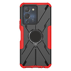 Coque en TPU flexible, anti-choc avec béquille pour votre Infinix Note 12 G96 4G X670 - rouge