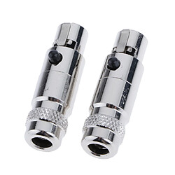 2x Professionnel Xlr 5 Broches Mâle Vers Rca Femelle Jack Audio Micro Corps Adaptateur Convertisseur Connecteur pas cher