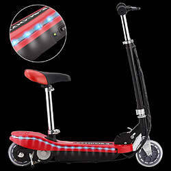 Helloshop26 Trottinette électrique avec selle et led 120 watts rouge 02_0004608