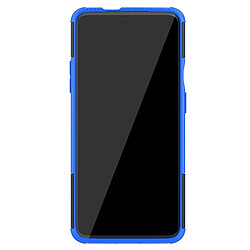 Avis Wewoo Coque Pour OnePlus 7T Pro Texture de pneu TPU antichoc + PC Housse de protection avec support bleu