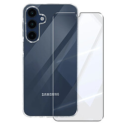 3mk Coque Silicone pour Samsung Galaxy A16 avec Verre Trempé Antichoc Transparent