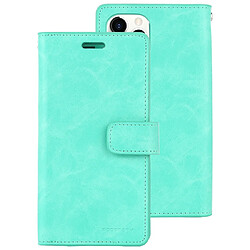 Wewoo Coque Etui à rabat en simili cuir pour iPhone 11 Pro avec porte-cartes et portefeuille Vert menthe