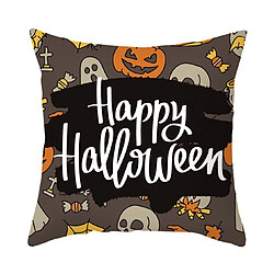 Acheter P111 4PCS 45 * 45cm Halloween Letteurs de lettres Taie d'oreiller Maison de vacances Décoration Taie d'oreiller Sofa Coussin Coussin