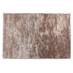 Vente-Unique Tapis shaggy à poils longs ultra doux - 120 x 170 cm - Taupe reflet beige - DOLCE