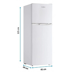 Radiola REFRIGERATEUR DOUBLE PORTE BLANC 132L