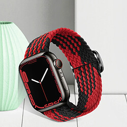 Acheter Avizar Bracelet pour Apple Watch 41mm / 40mm / 38 mm Nylon Tressé noir / rouge