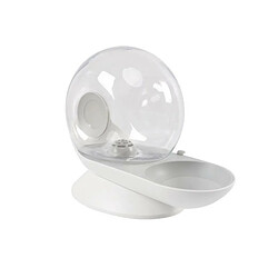 Mpets SNAIL Distributeur deau avec filtre - 2800 ml - Blanc, Gris + Transparent